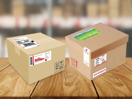 Custom Label Solutions shipper labels