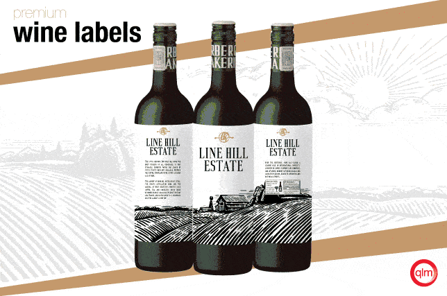 Premium Wine labels