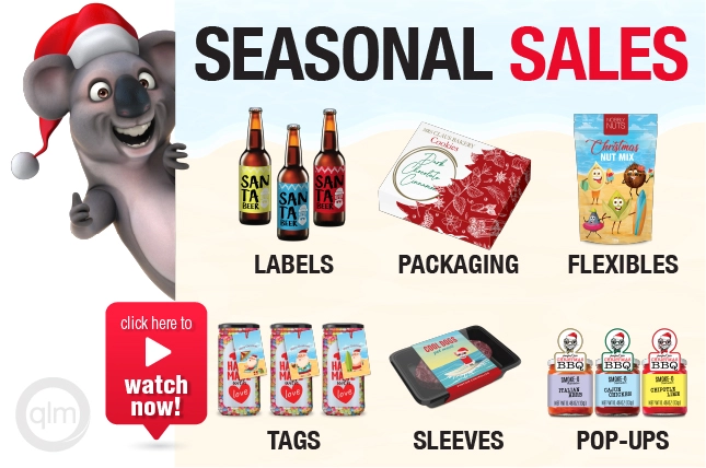 Seasonal Sales Label & Packaging ideas